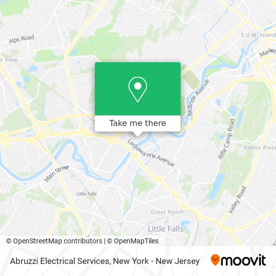 Abruzzi Electrical Services map