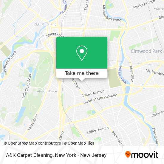 A&K Carpet Cleaning map