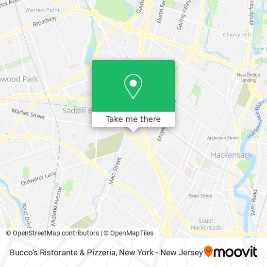 Mapa de Bucco's Ristorante & Pizzeria