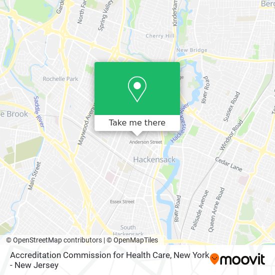 Accreditation Commission for Health Care map