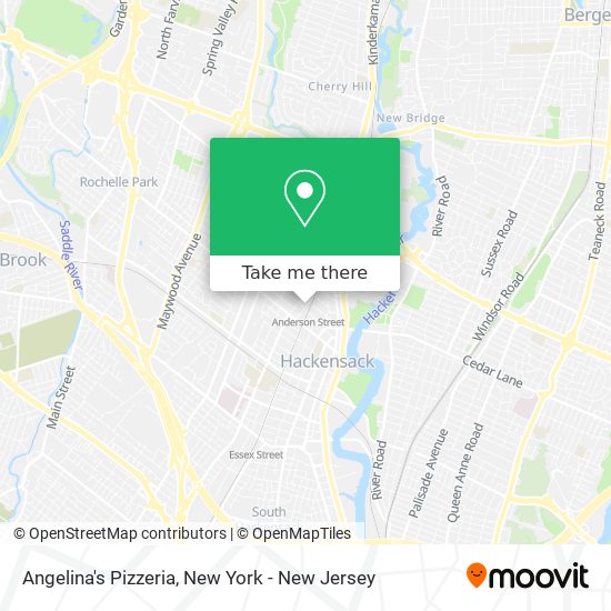 Mapa de Angelina's Pizzeria
