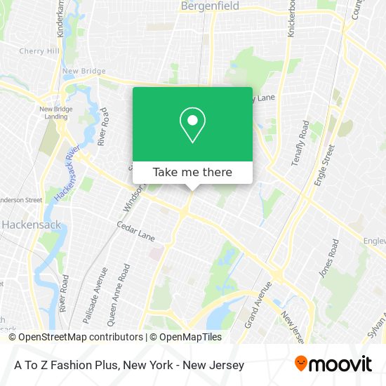 A To Z Fashion Plus map