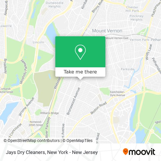 Mapa de Jays Dry Cleaners