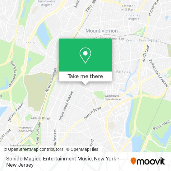 Mapa de Sonido Magico Entertainment Music