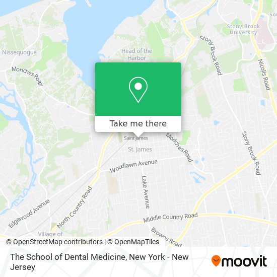 The School of Dental Medicine map