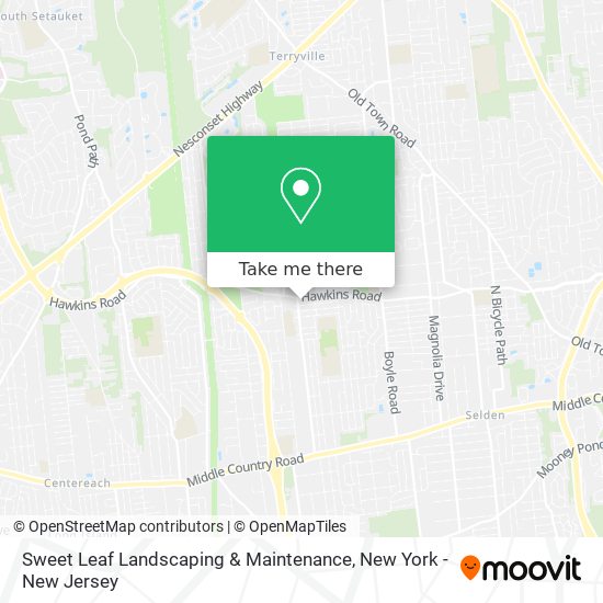 Sweet Leaf Landscaping & Maintenance map