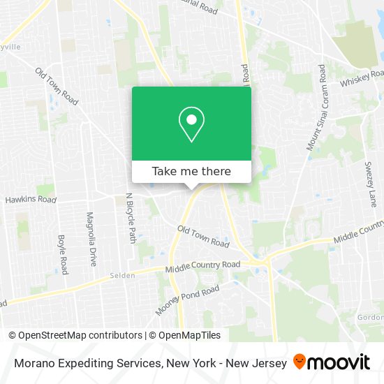 Morano Expediting Services map