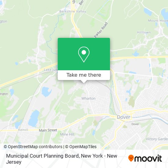 Municipal Court Planning Board map