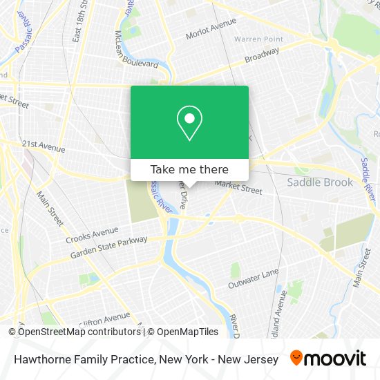 Hawthorne Family Practice map