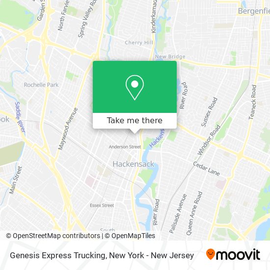 Genesis Express Trucking map