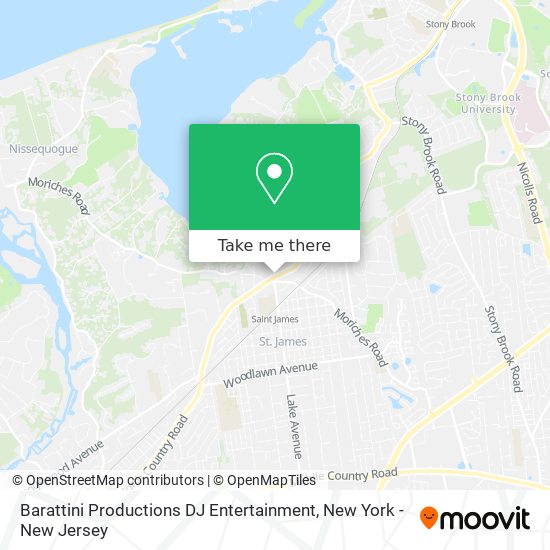 Barattini Productions DJ Entertainment map