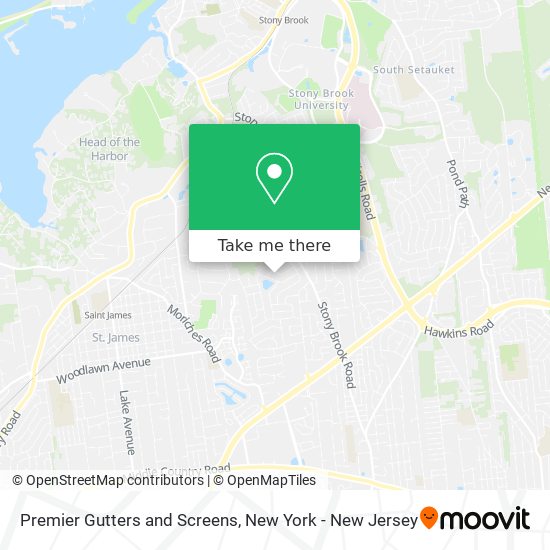 Premier Gutters and Screens map
