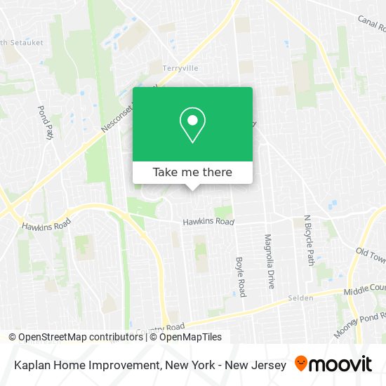 Kaplan Home Improvement map