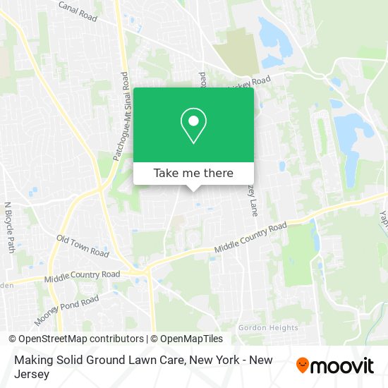 Mapa de Making Solid Ground Lawn Care