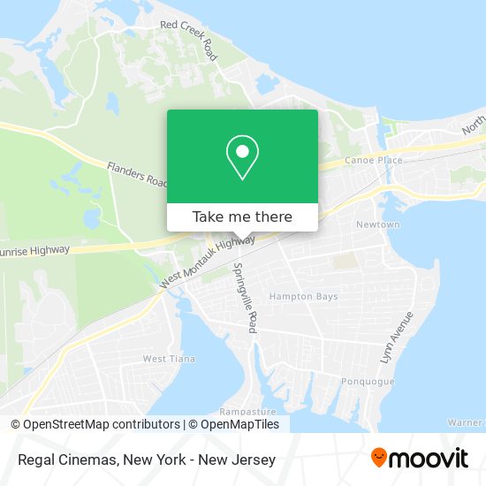 Regal Cinemas map