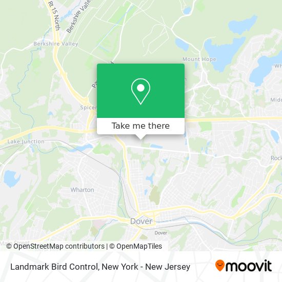 Mapa de Landmark Bird Control