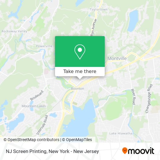 NJ Screen Printing map