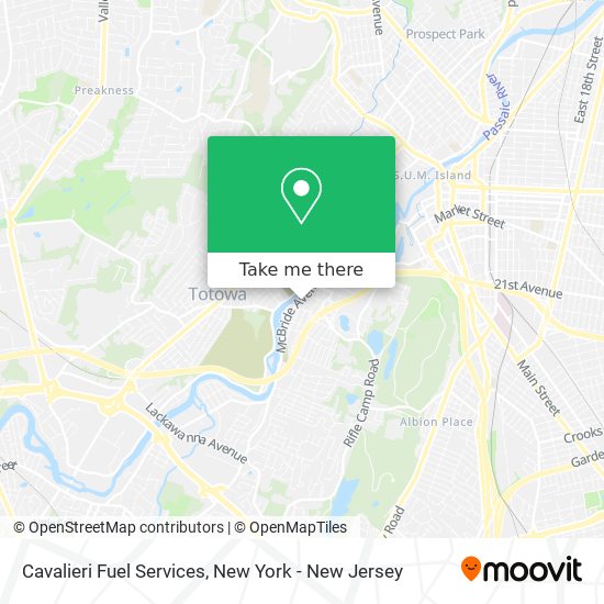 Cavalieri Fuel Services map