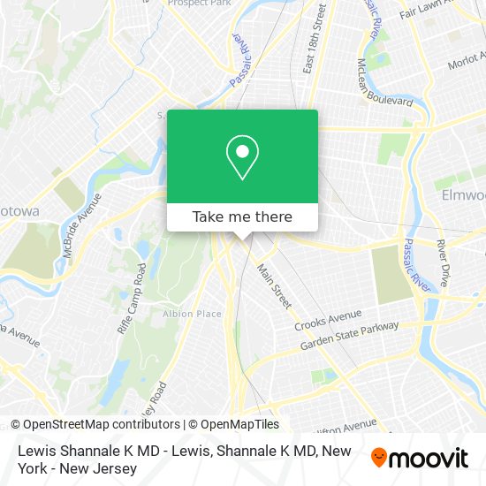 Mapa de Lewis Shannale K MD - Lewis, Shannale K MD
