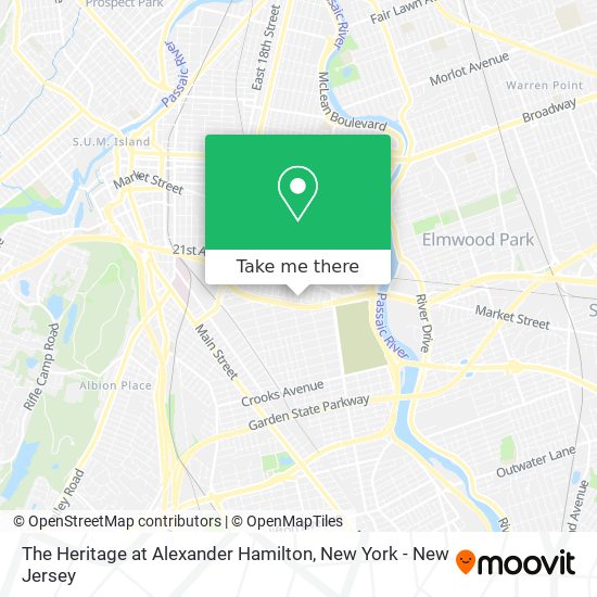 The Heritage at Alexander Hamilton map