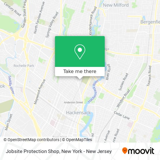 Jobsite Protection Shop map