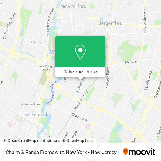 Chaim & Renee Fromowitz map