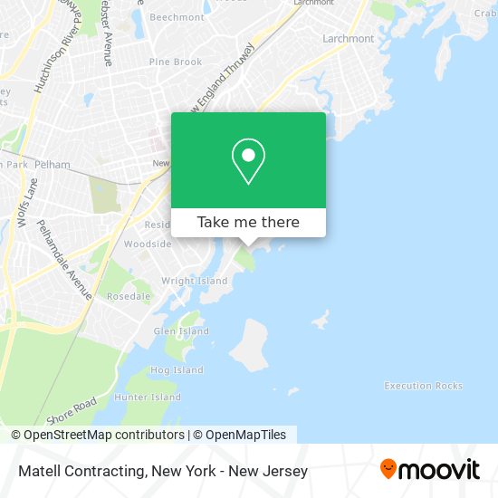 Matell Contracting map