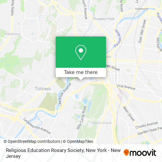 Religious Education Rosary Society map