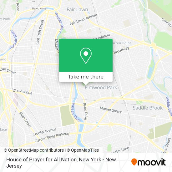 Mapa de House of Prayer for All Nation