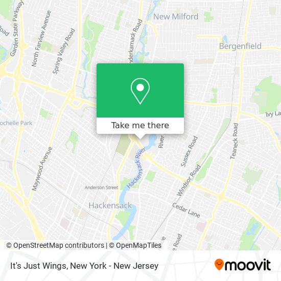 Mapa de It's Just Wings