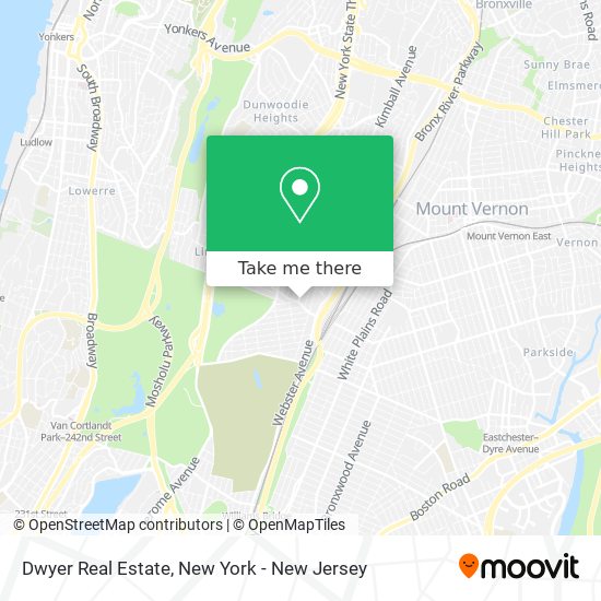 Dwyer Real Estate map