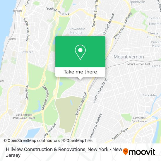 Hillview Construction & Renovations map