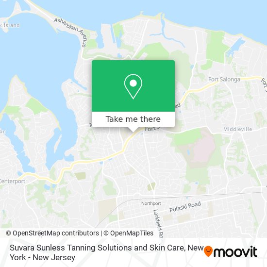 Suvara Sunless Tanning Solutions and Skin Care map