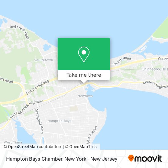 Mapa de Hampton Bays Chamber