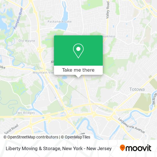 Liberty Moving & Storage map