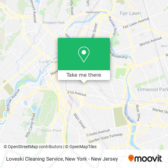 Loveski Cleaning Service map