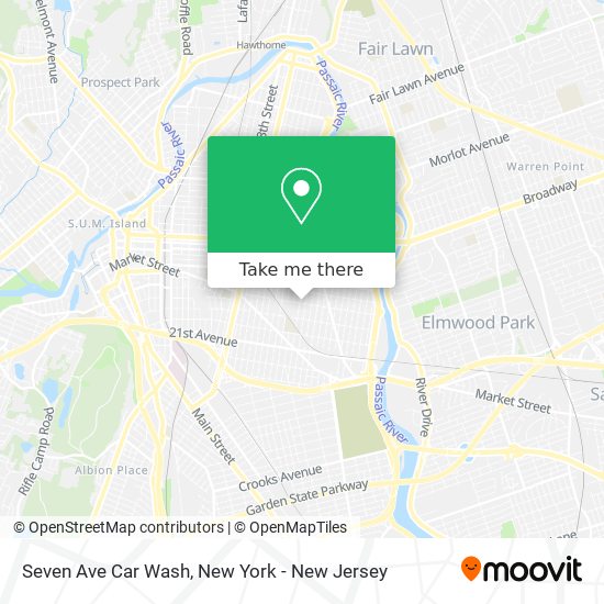 Mapa de Seven Ave Car Wash