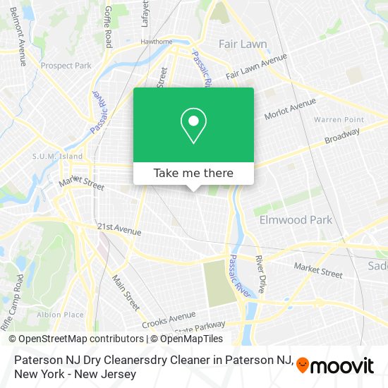 Mapa de Paterson NJ Dry Cleanersdry Cleaner in Paterson NJ