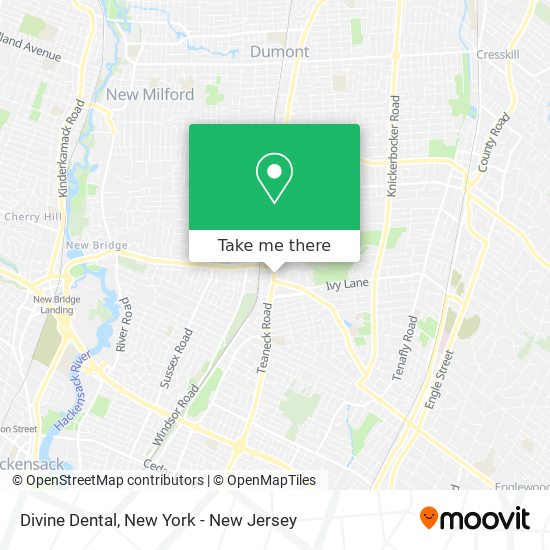 Mapa de Divine Dental