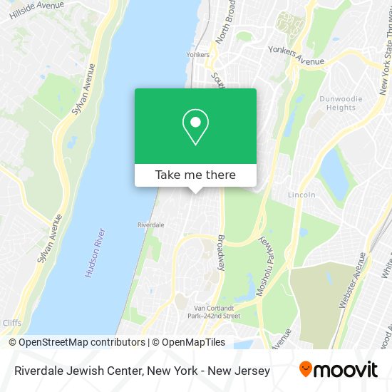 Mapa de Riverdale Jewish Center