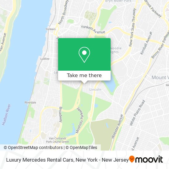 Luxury Mercedes Rental Cars map