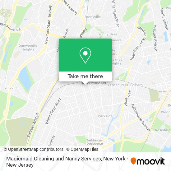 Magicmaid Cleaning and Nanny Services map