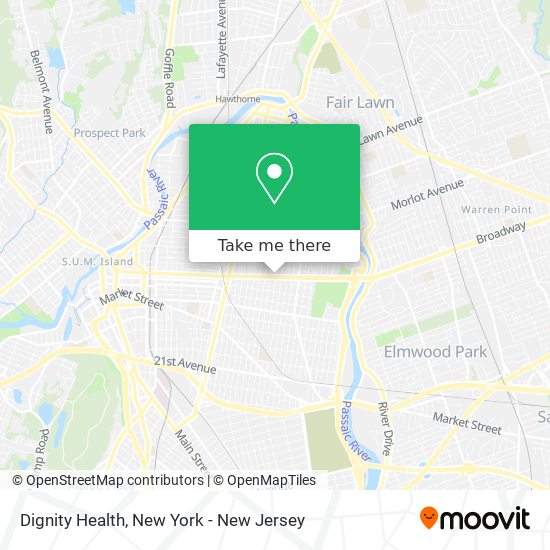 Mapa de Dignity Health