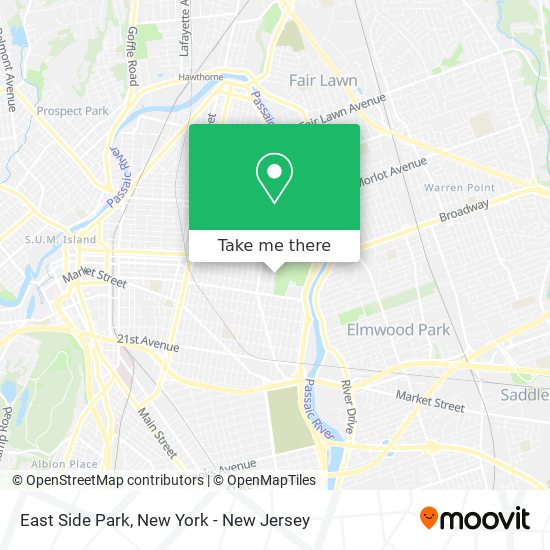 Mapa de East Side Park