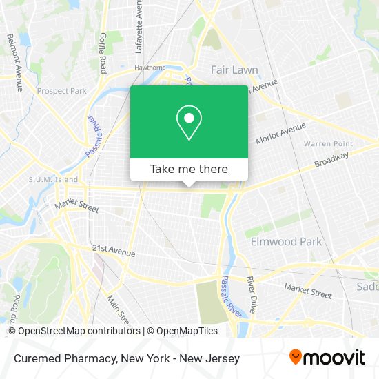 Curemed Pharmacy map