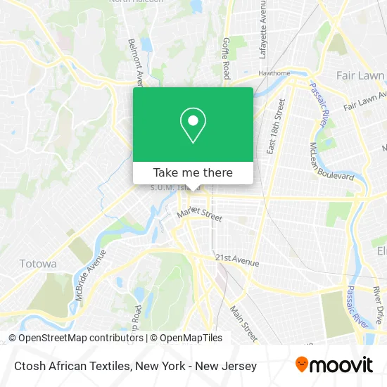 Ctosh African Textiles map