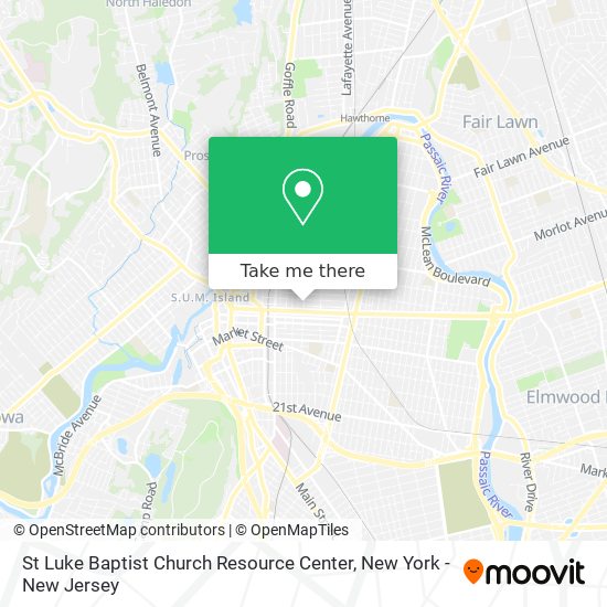 St Luke Baptist Church Resource Center map