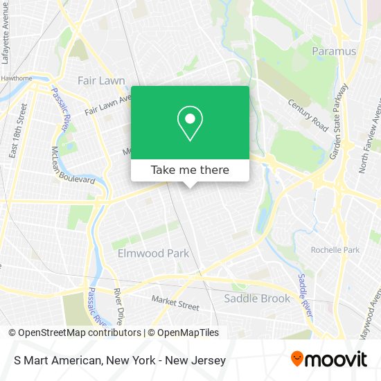 S Mart American map