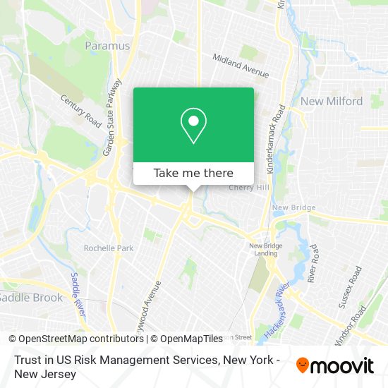 Trust in US Risk Management Services map