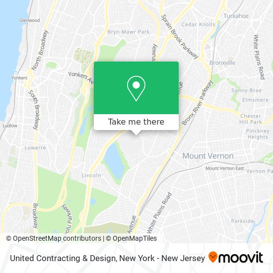 United Contracting & Design map